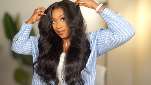 black glueless wig with curtain bangs, 